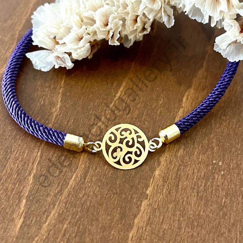 دستبند طرح بته جقه ای