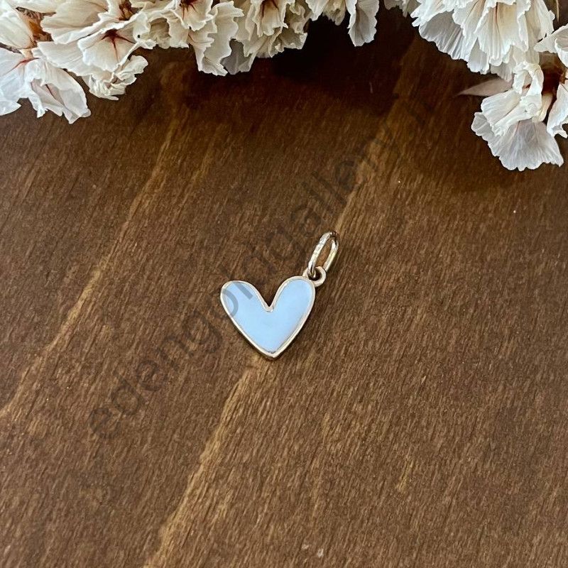 پلاک طرح قلب میناکاری