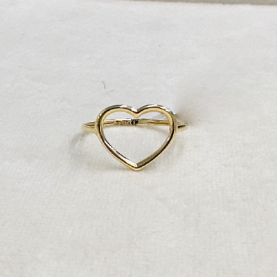 انگشتر طلا مفتولی قلب کد 988