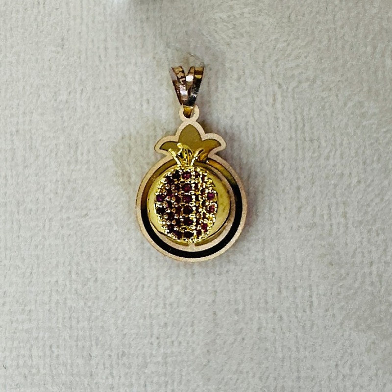 پلاک انار طلا کد 995