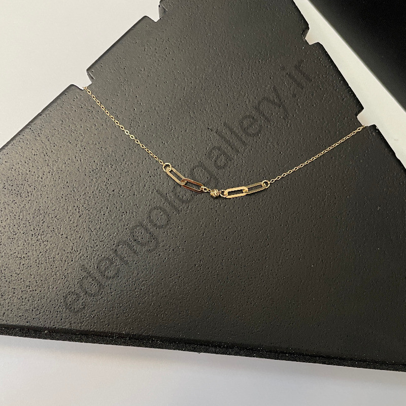 گردنبند متصل 4 بیضی و گوی