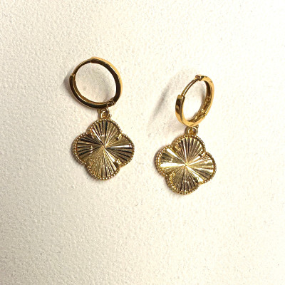 گوشواره طلا ونکلیف تراش کد 960